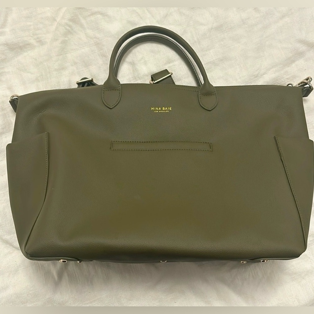 Mina Baie Olive Green Baby Bag